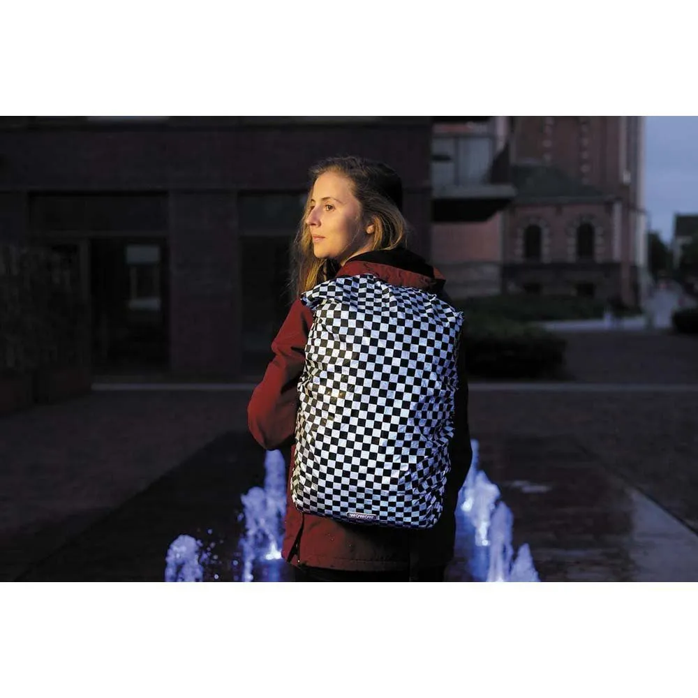 WOWOW Chess Regenschutz 25l, Silver / black, One Size