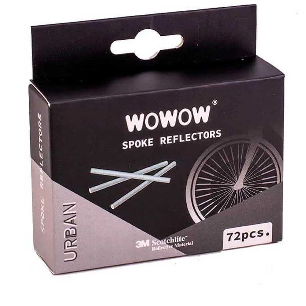 WOWOW Reflektoren Für Vorder-/hinterräder 72 Einheiten, Clear, One Size WOWOW Reflektoren Für Vorder-/hinterräder 72 Einheiten, Clear, One Size