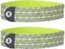 WOWOW Ryu Reflective Hosenband - 2er Set, Gelb