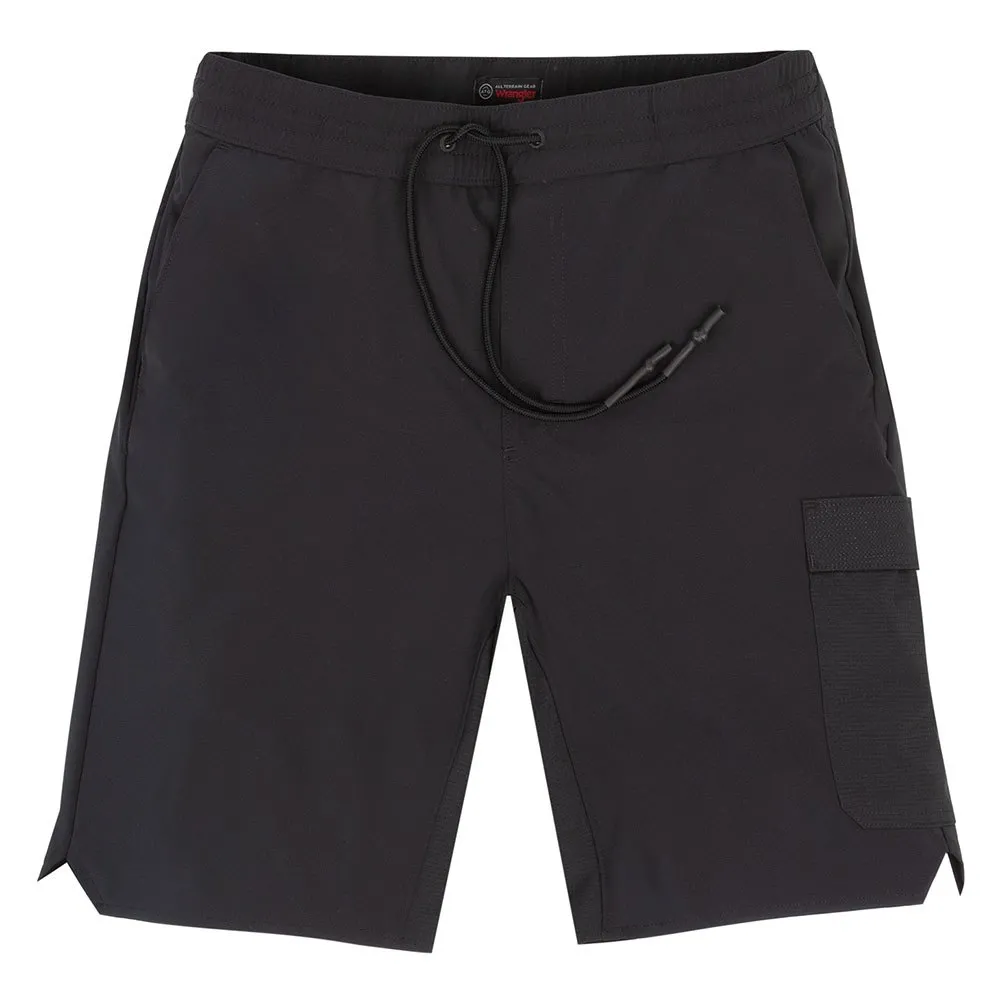 Wrangler Mix Material Kurze Hose, Black Wrangler Mix Material Kurze Hose, Black