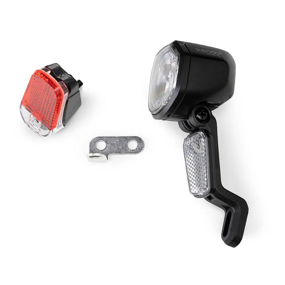 WRC Mtb E-bike Lichtset, Black / red, One Size WRC Mtb E-bike Lichtset, Black / red, One Size