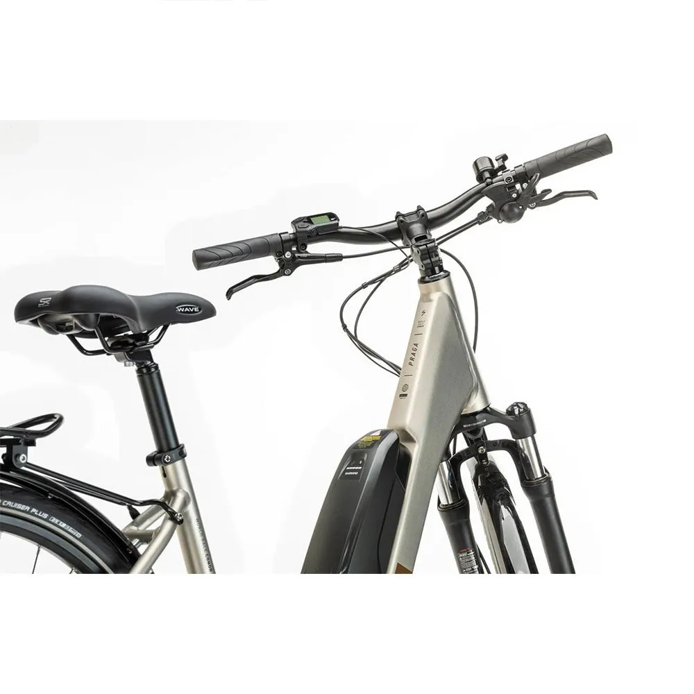 WRC Praga City 9s E5000 Elektrofahrrad, Champagne, M WRC Praga City 9s E5000 Elektrofahrrad, Champagne, M