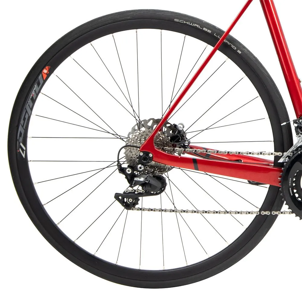 WRC Rush Carbon Disc 105 2x11s Rennrad, Red WRC Rush Carbon Disc 105 2x11s Rennrad, Red