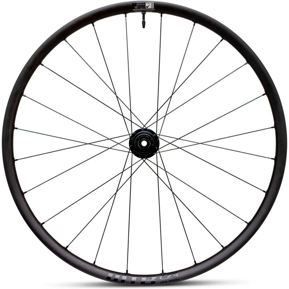 WTB Czr I23 28h 6b Disc Tubeless Gravel-vorderrad, Black, 12 x 100mm WTB Czr I23 28h 6b Disc Tubeless Gravel-vorderrad, Black, 12 x 100mm