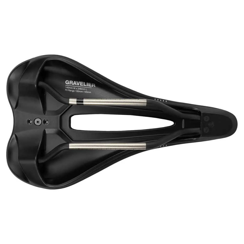 WTB Gravelier Cromoly Sattel, Black, 142mm WTB Gravelier Cromoly Sattel, Black, 142mm