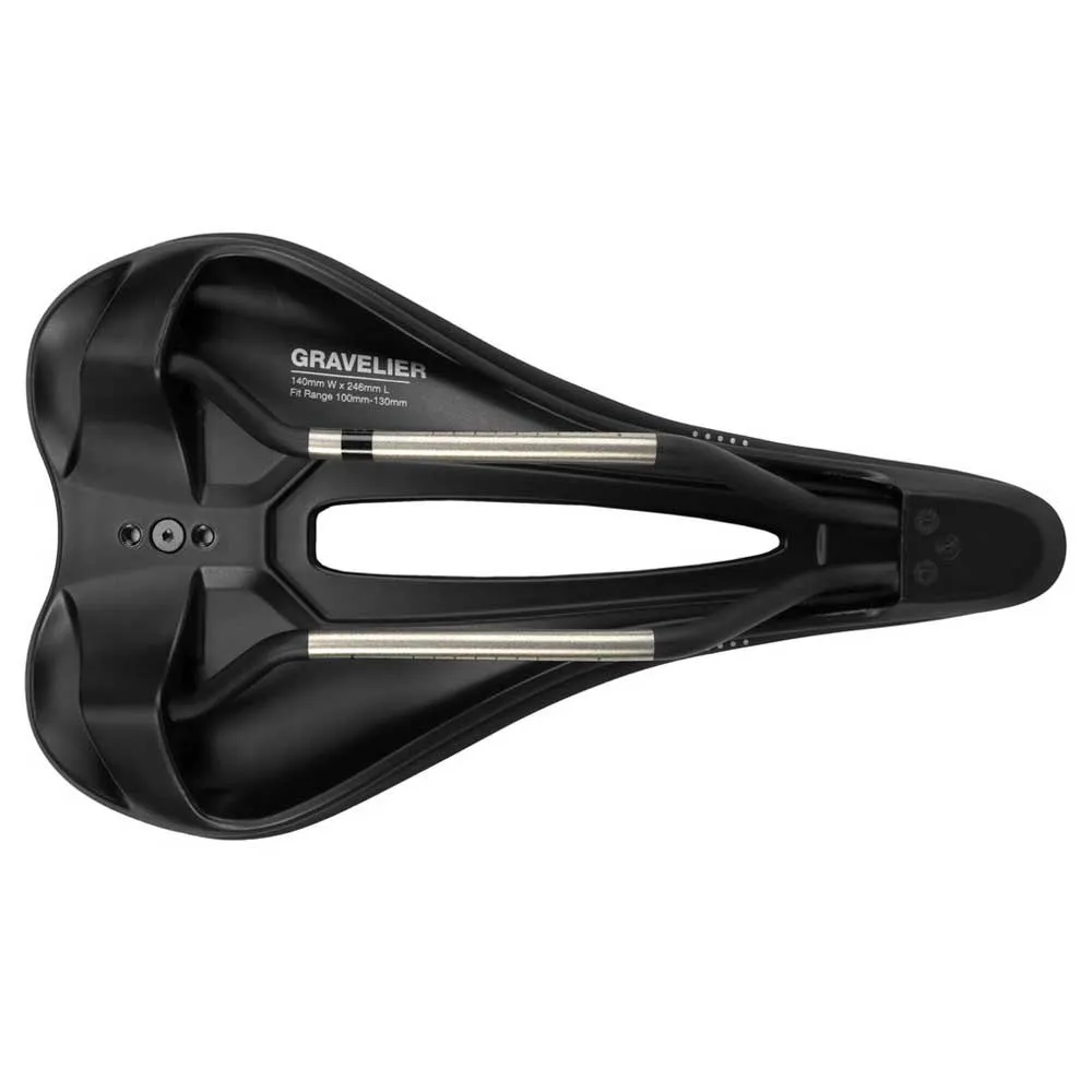 WTB Gravelier Stainless Sattel, Black, 140mm WTB Gravelier Stainless Sattel, Black, 140mm