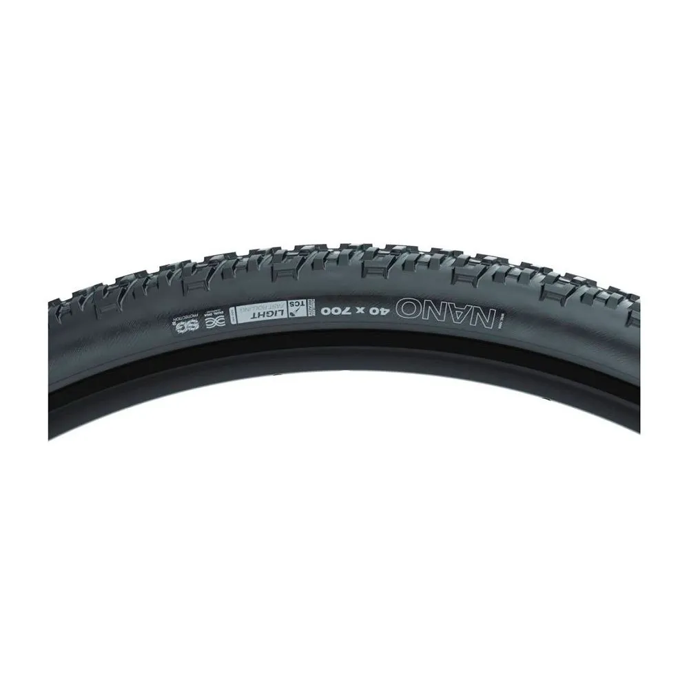 WTB Nano Tcs Light Fast Rolling Sg2 Tubeless 700c X 40 Gravelreifen, Black, 700C x 40 WTB Nano Tcs Light Fast Rolling Sg2 Tubeless 700c X 40 Gravelreifen, Black, 700C x 40
