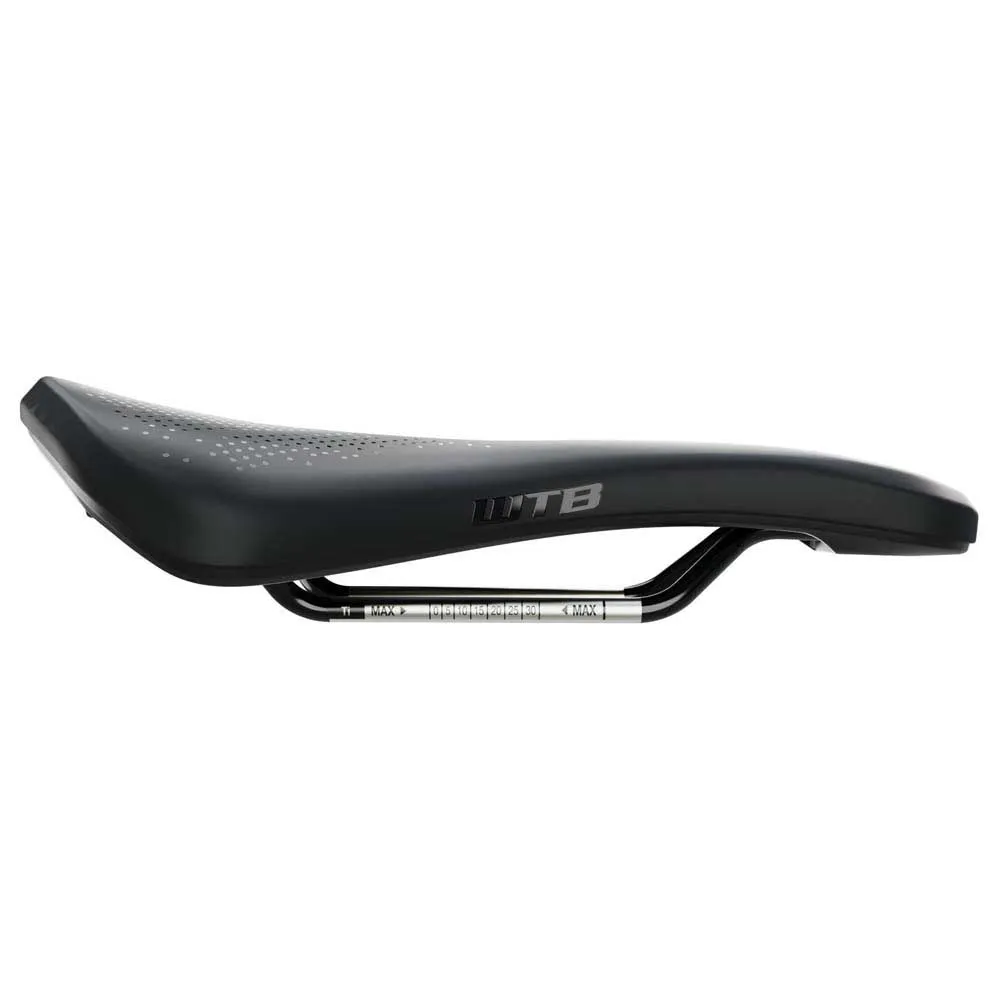 WTB Rocket Medium Fusion Form Titanium Sattel, Black, 145mm WTB Rocket Medium Fusion Form Titanium Sattel, Black, 145mm