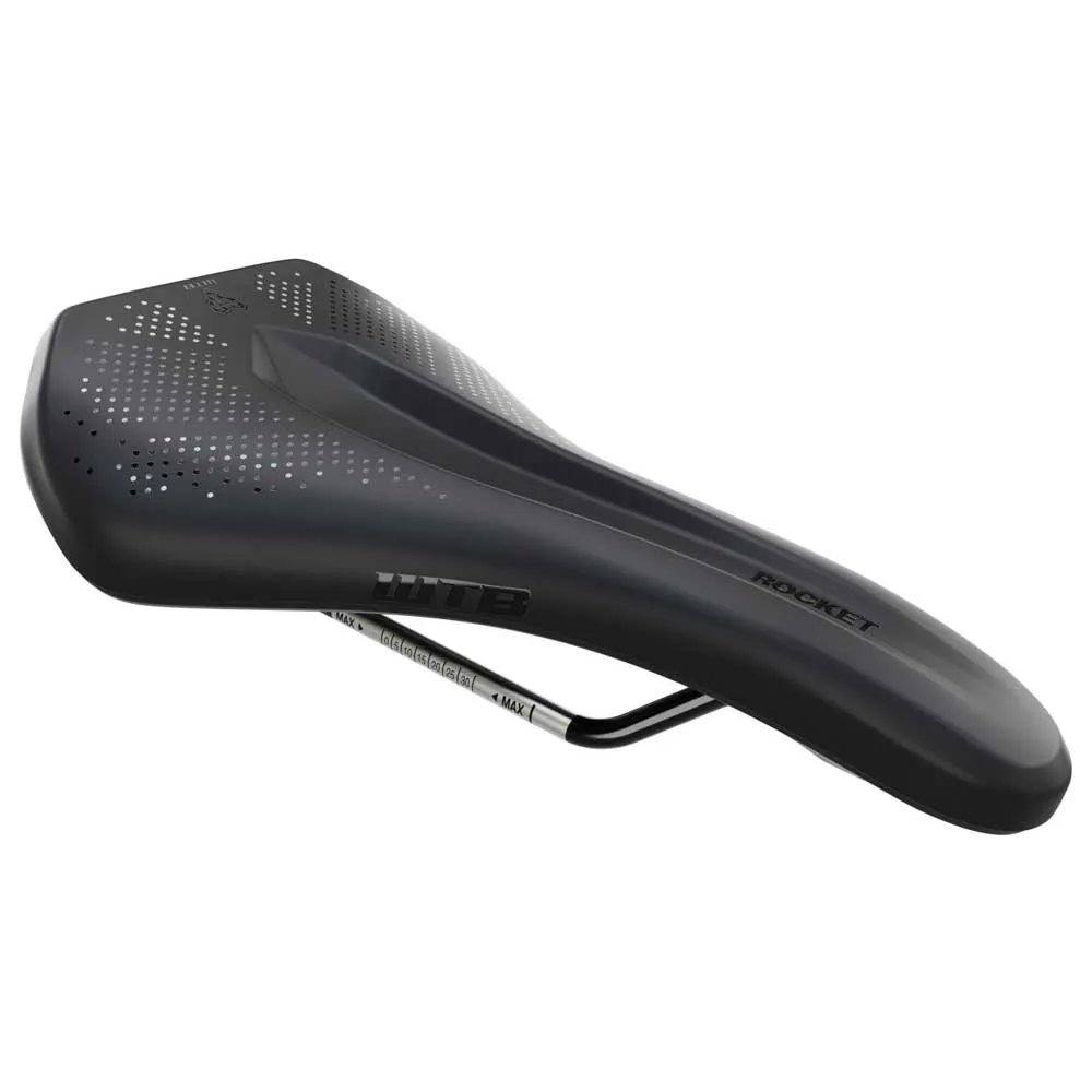 WTB Rocket Medium Fusion Form Titanium Sattel, Black, 145mm WTB Rocket Medium Fusion Form Titanium Sattel, Black, 145mm