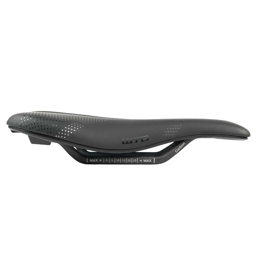 WTB Silverado 265 Narrow Dna Carbon Sattel, Black, 135mm