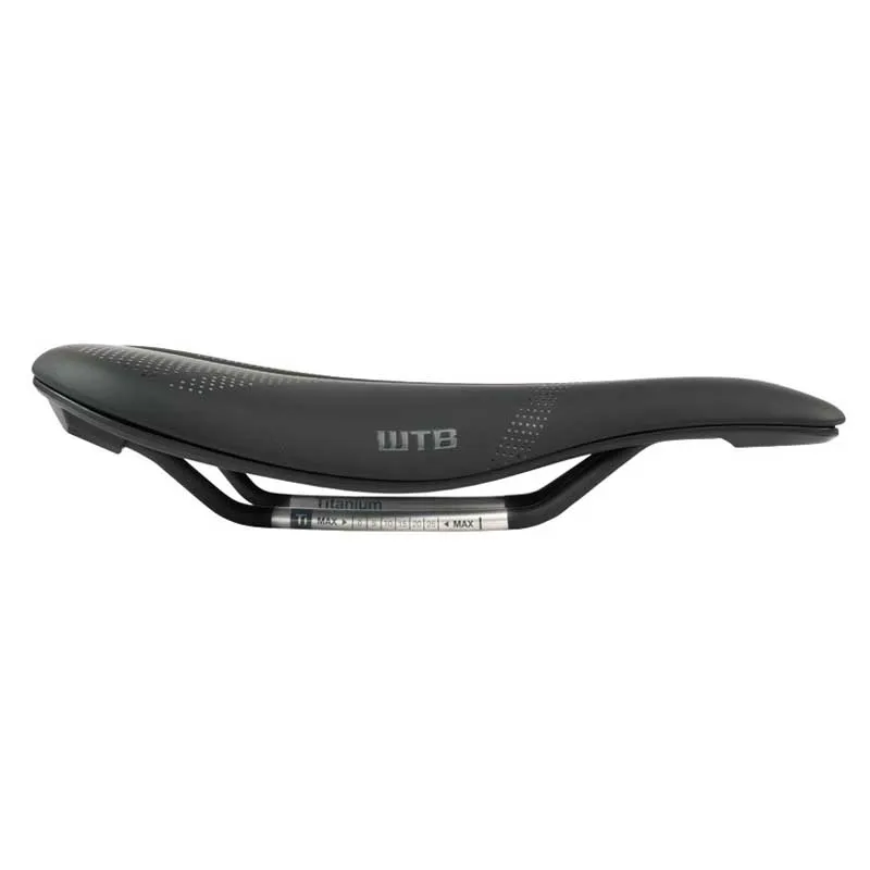 WTB Silverado 265 Narrow Dna Titanium Sattel, Black, 135mm WTB Silverado 265 Narrow Dna Titanium Sattel, Black, 135mm