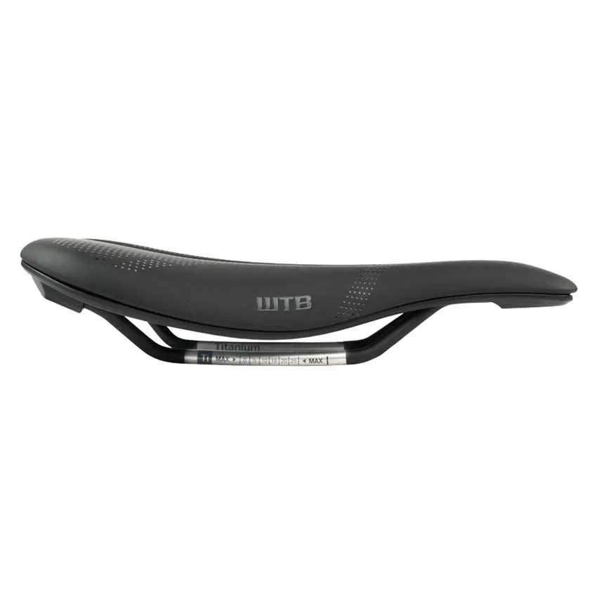 WTB Silverado 265 Narrow Dnax Inox Sattel, Black, 135mm WTB Silverado 265 Narrow Dnax Inox Sattel, Black, 135mm