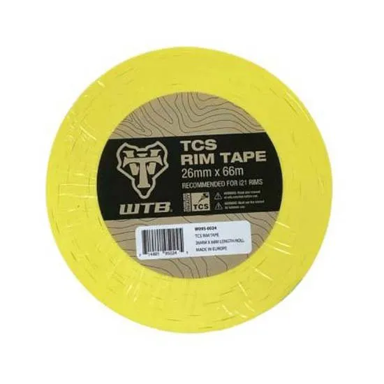 WTB Tcs I21 Tubeless Felgenband 66 M, Yellow, 26mm WTB Tcs I21 Tubeless Felgenband 66 M, Yellow, 26mm