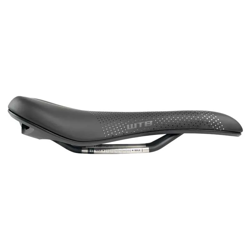 WTB Volt 265 Medium Hlx Inox Sattel, Black, 142mm