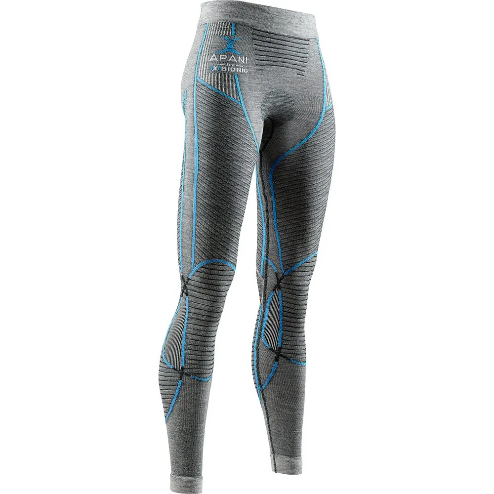 X-Bionic Apani 4.0 Merino Baselayer-hose, Black / grey / turquoise X-Bionic Apani 4.0 Merino Baselayer-hose, Black / grey / turquoise
