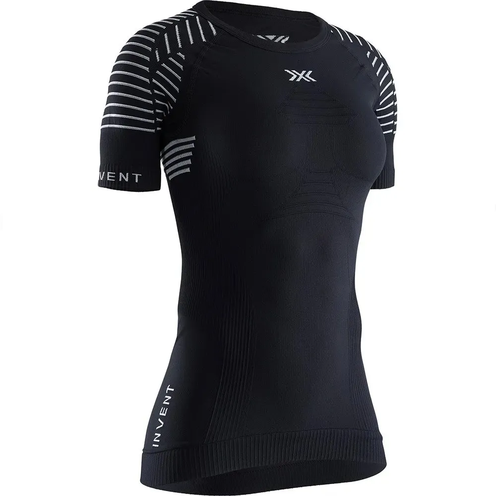 X-Bionic Invent Kurzarm-t-shirt Refurbished female, Black melange