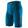 Teal blue / kurkuma orange