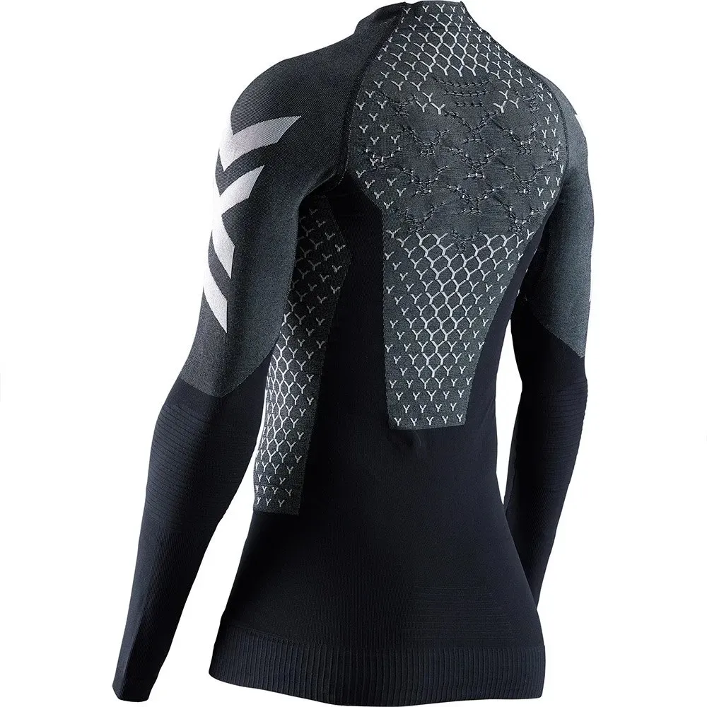 X-Bionic Twyce 4.0 Run Langarm-t-shirt female, Opal black / arctic white