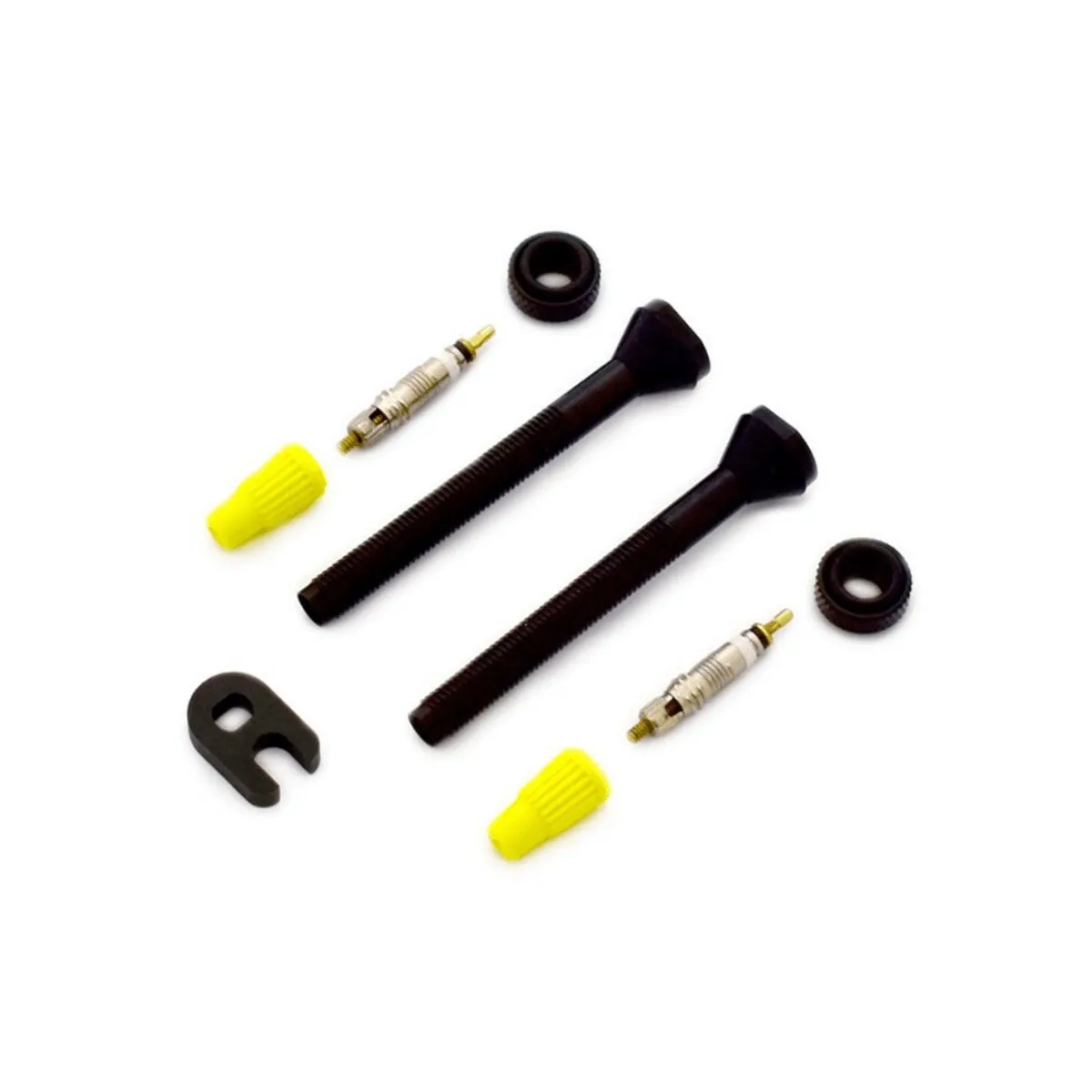 X-sauce Blister 2 abnehmbare Feinventile Aluminium, 60mm X-sauce Blister 2 abnehmbare Feinventile Aluminium, 60mm