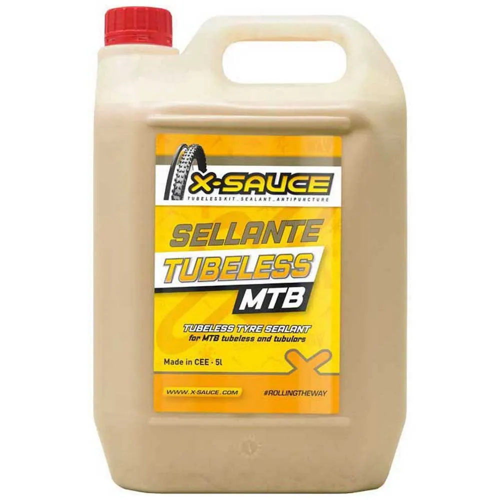 X-sauce Mtb Tubeless Dichtmittel 5l, Yellow, One Size X-sauce Mtb Tubeless Dichtmittel 5l, Yellow, One Size