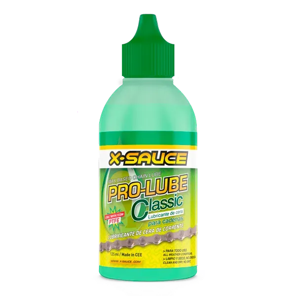 X-sauce XSAUCE Pro Classic Wax Based Kette Fahrradschmiermittel with PTFE, 125ml X-sauce XSAUCE Pro Classic Wax Based Kette Fahrradschmiermittel with PTFE, 125ml
