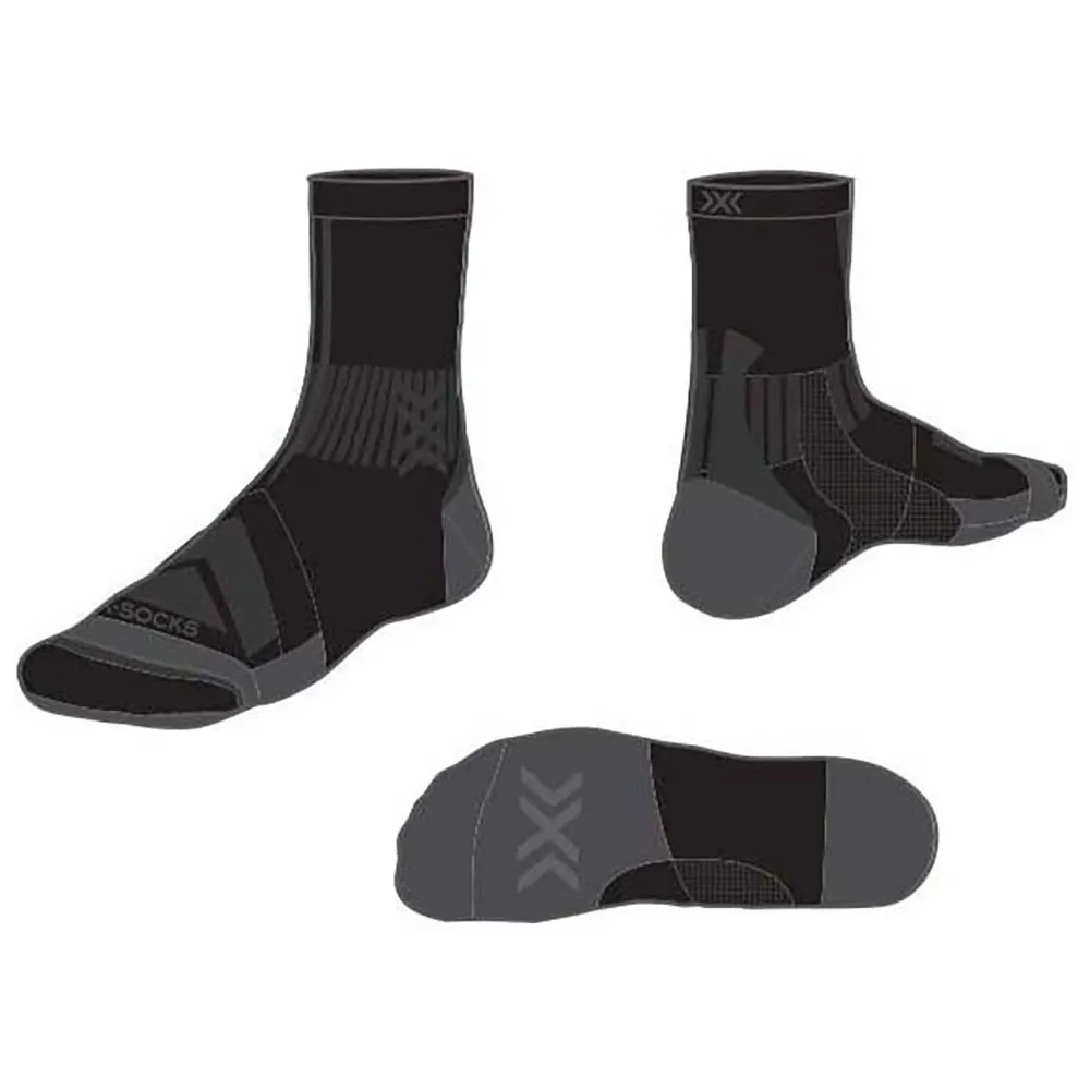 X-Socks Gravel Discover Crew Socken X-Socks Gravel Discover Crew Socken