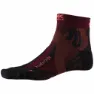 X-Socks Marathon Socken male, Dark ruby / sunset orange