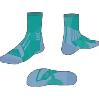 X-Socks Trail Run Perform Crew Socken male