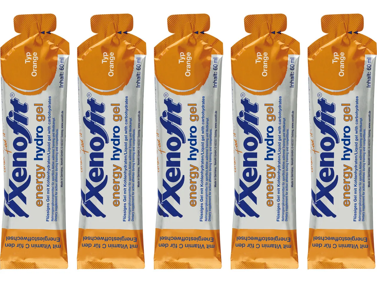 Xenofit energy hydro Gel - 5 Stück, 300ml
