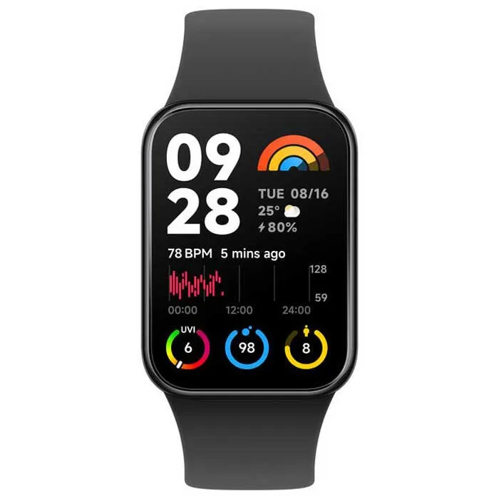 Xiaomi Mi Band 8 Pro Smartwatch, Black Xiaomi Mi Band 8 Pro Smartwatch, Black