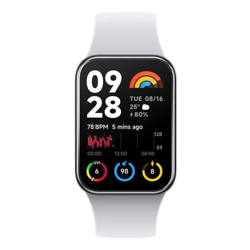Xiaomi Mi Smart Band 8 Pro Smartwatch, Light grey Xiaomi Mi Smart Band 8 Pro Smartwatch, Light grey