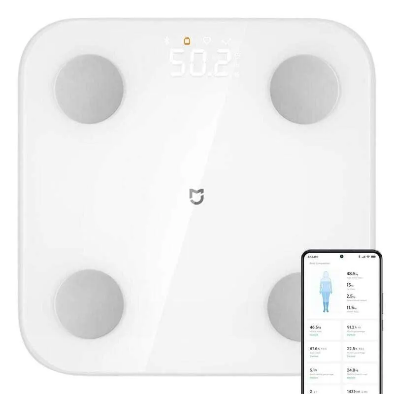 Xiaomi S400 Waage, White, One Size