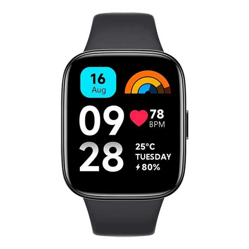 Xiaomi Watch 3 Active Smartwatch, Black Xiaomi Watch 3 Active Smartwatch, Black