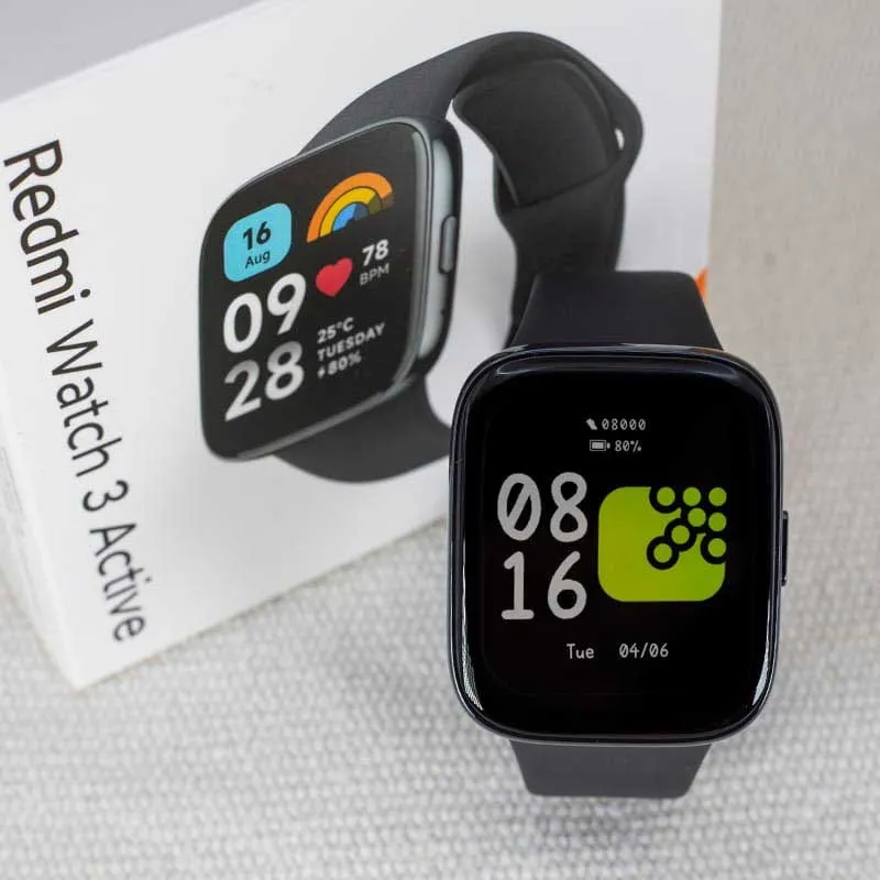 Xiaomi Watch 3 Active Smartwatch, Black Xiaomi Watch 3 Active Smartwatch, Black