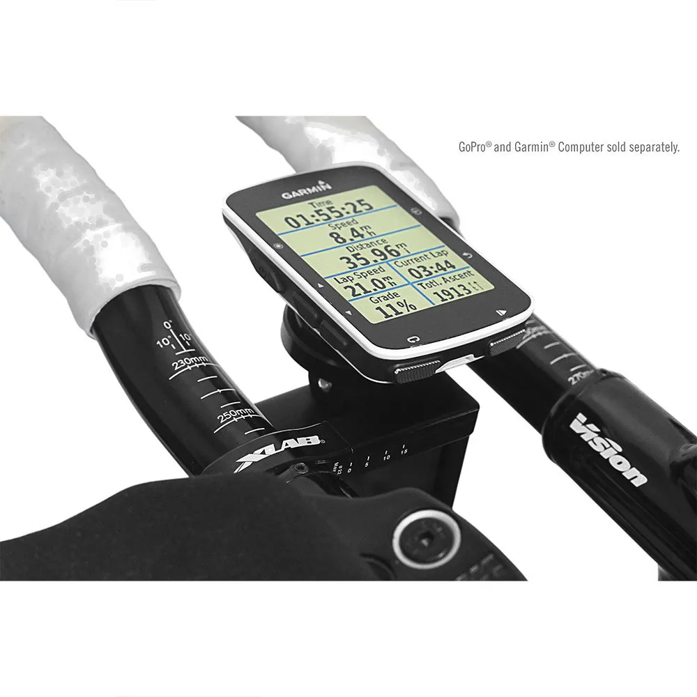 XLAB C-fast Versadjust Gopro Combo Garmin/wahoo Fahrradcomputerhalterung, Black, One Size XLAB C-fast Versadjust Gopro Combo Garmin/wahoo Fahrradcomputerhalterung, Black, One Size