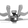 XLAB C-fast Versadjust Gopro Combo Garmin/wahoo Fahrradcomputerhalterung, Black, One Size