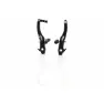 XLC Alu-Bremsung Vorder- oder Hinterarm BR-V03 Vbrake Unisex, schwarz, 70/110mm