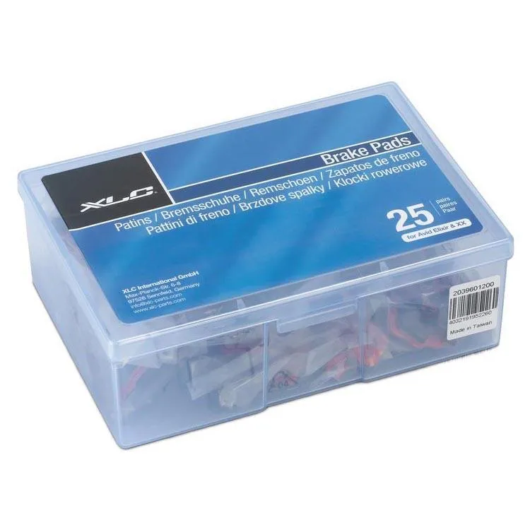 XLC Avid Elixir/xx Scheibenbremsbeläge 25 Paare, One size XLC Avid Elixir/xx Scheibenbremsbeläge 25 Paare, One size