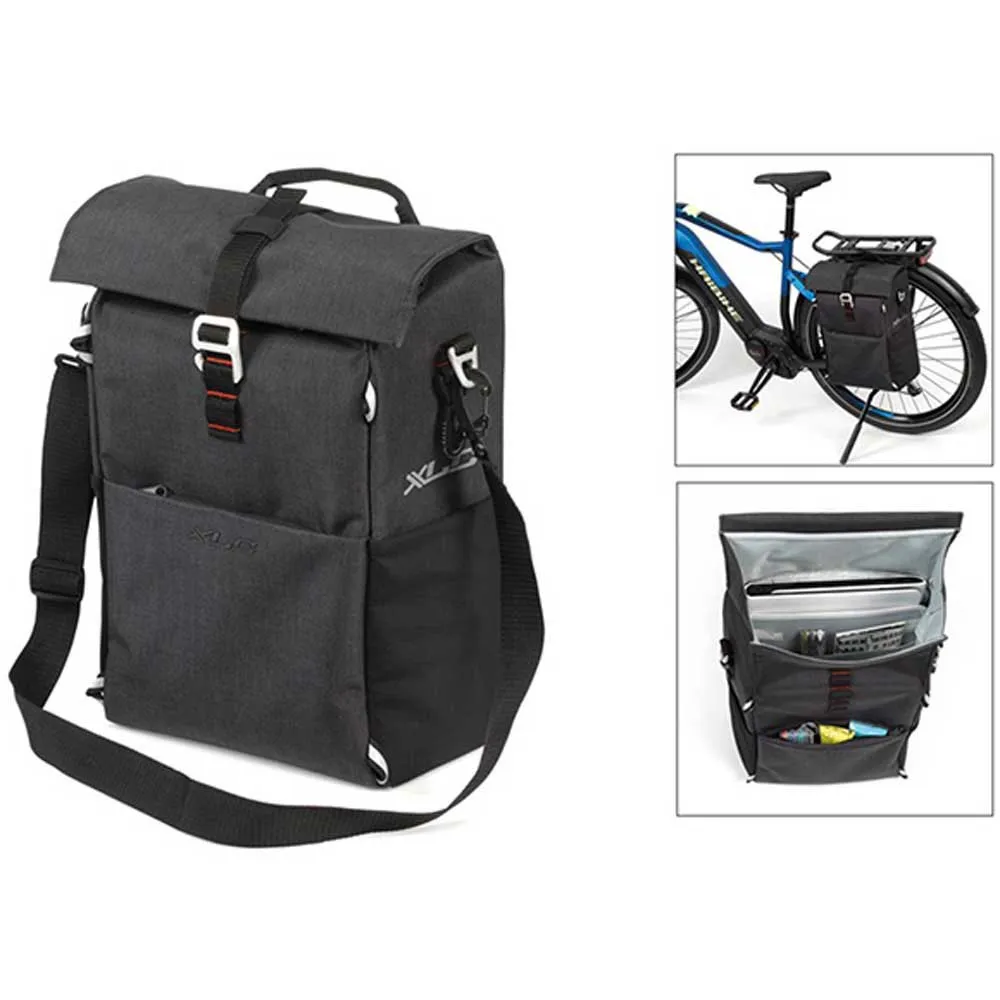 XLC Ba-s91 Messenger 15l Fahrradtaschen, Anthracite, One Size XLC Ba-s91 Messenger 15l Fahrradtaschen, Anthracite, One Size