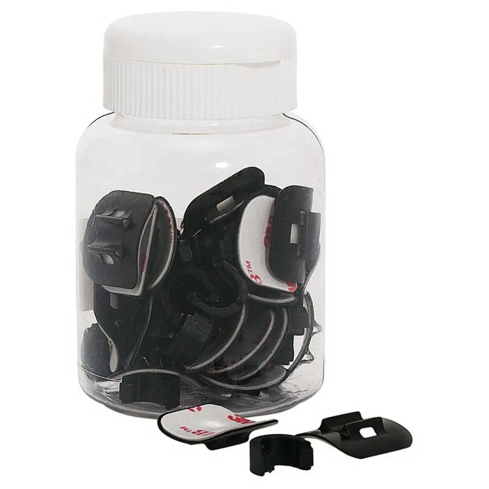 XLC Br X08 Kabelführung 30 Einheiten, Black, One Size XLC Br X08 Kabelführung 30 Einheiten, Black, One Size