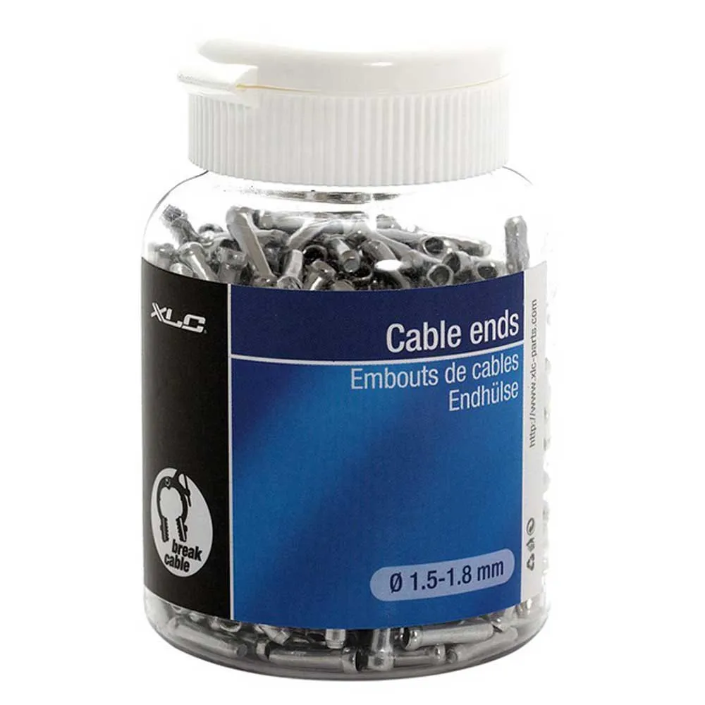 XLC Br-x09 Kabelendhülse 500 Einheiten, Silver, 1.5-1.8mm XLC Br-x09 Kabelendhülse 500 Einheiten, Silver, 1.5-1.8mm