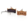 XLC Bremsbelag Scheibenfahrrad Bp-S10 Shim. Deore XT BR-M755 Unisex, bronze, TU