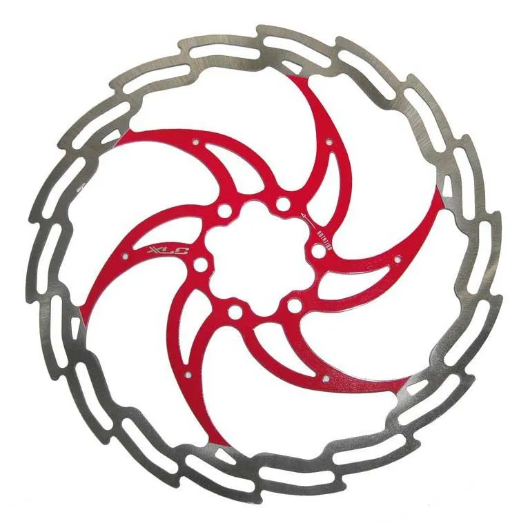 XLC Bremsscheibe, Silver / red, 160mm XLC Bremsscheibe, Silver / red, 160mm
