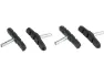 XLC Bremsschuhe BS-C03 für Cantilever 2 Paar, Schwarz, one_size
