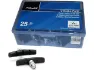 XLC Bremsschuhe BS-V01 für V-Brake 25 Paar - Werkstattverpackung, Schwarz, one_size
