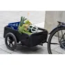 XLC Bs-c11 110 L 16´´ Fahrradanhänger, Black, Max 60kg