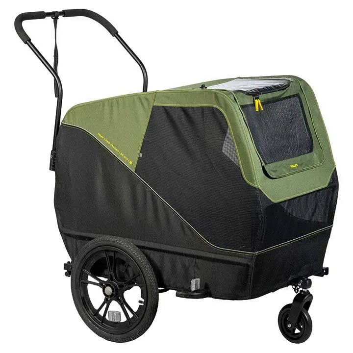 XLC Bs-c12 L Hundeanhänger, Green / black, Max 60kg