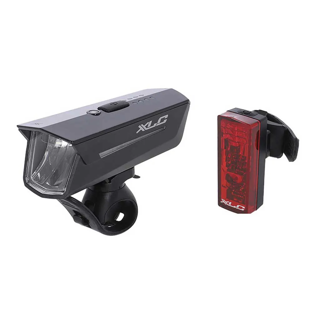 XLC Cl-s24 Proxima Plus Lichtset, Black, One Size XLC Cl-s24 Proxima Plus Lichtset, Black, One Size