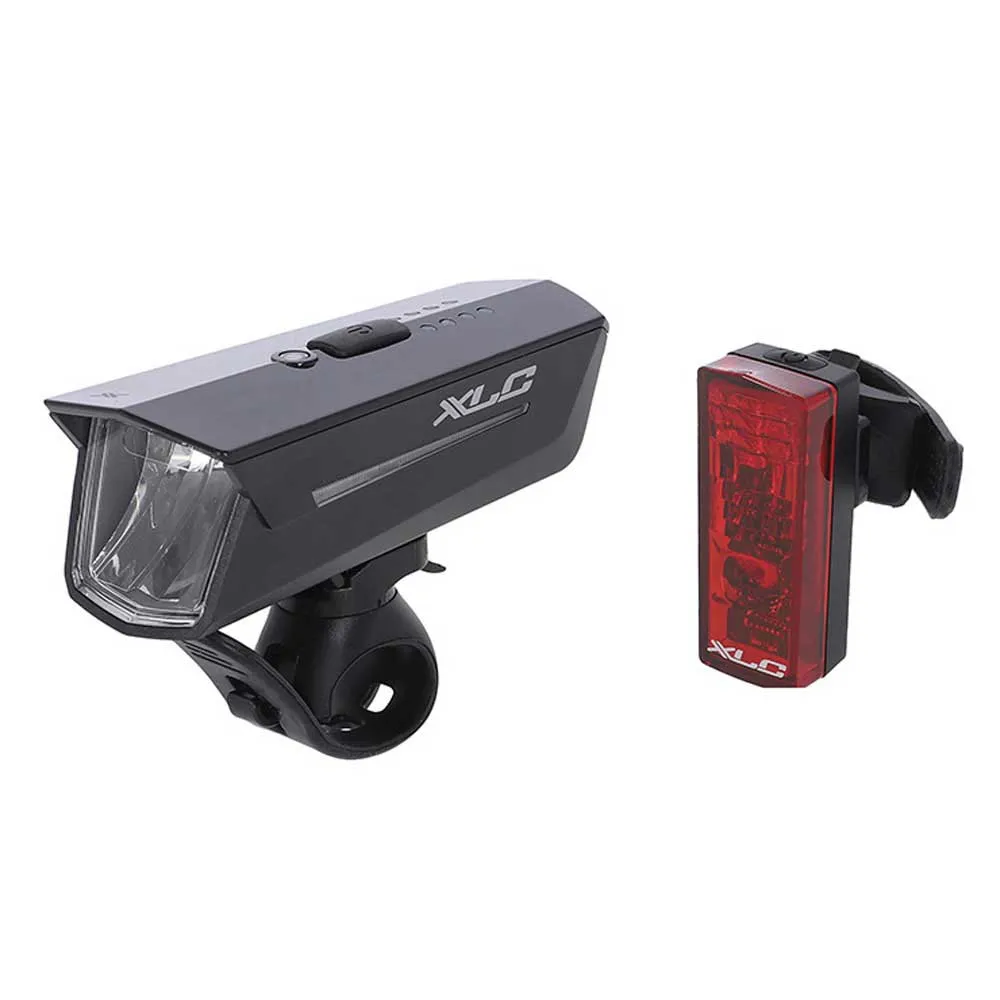 XLC Cl-s25 Proxima Pro Lichtset, Black, One Size XLC Cl-s25 Proxima Pro Lichtset, Black, One Size