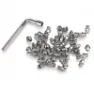 XLC Einstellbarer Schraubensatz PD-X11 (x5) Unisex, silber, TU